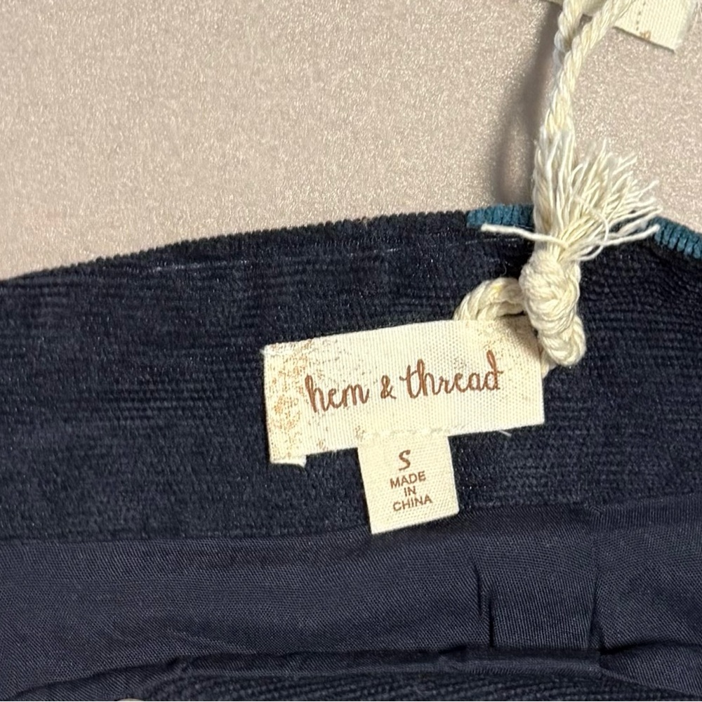 NWT Hem & Thread Multicolor Panel Mini Skirt NWT - image 3